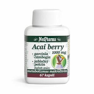 MEDPHARMA Acai berry 1000 mg + garcinia 67 kapslí obraz