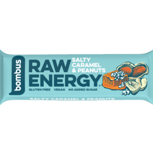 BOMBUS Raw energy salty caramel & peanuts 50 g obraz