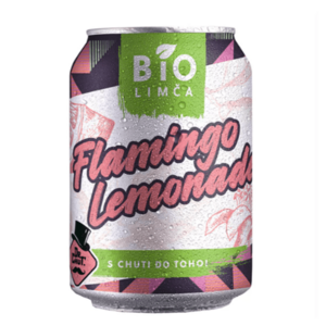 BIO NEBIO Limonáda flamingo lemonade dr. chuť 330 ml BIO obraz