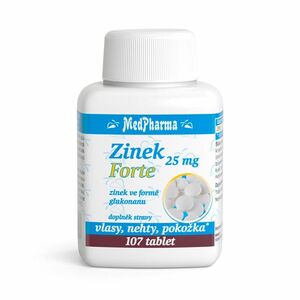 MEDPHARMA Zinek Forte 25 mg 107 tablet obraz