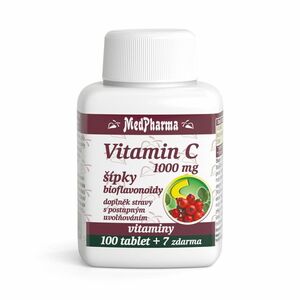 MEDPHARMA Vitamín C 1000 mg s šípky 107 tablet obraz