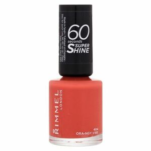 RIMMEL LONDON 60 Seconds Lak na nehty Super Shine 404 Ora-Ngy Vibe 8 ml obraz