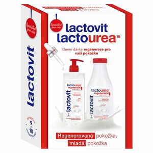 LACTOVIT Lactourea -Sprchový gel 500 ml + Tělové mléko 400 ml Dárkové balení obraz