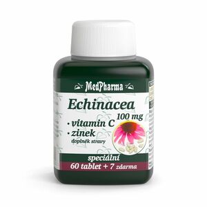 MEDPHARMA Echinacea 100 mg + vitamin C + zinek 67 tablet obraz