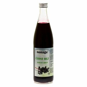 NONAGE Černý bez ovocný sirup 500 ml obraz