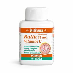 MEDPHARMA Rutin 25 mg + vitamin C 67 tablet obraz