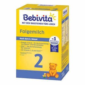 BEBIVITA 2 Pokračovací kojenecké mléko od 6.měsíce 500 g obraz