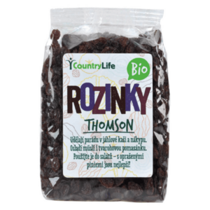 COUNTRY LIFE Rozinky Thomson 500 g BIO obraz