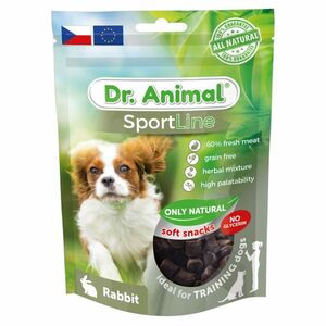 DR. ANIMAL Sportline pochoutka králík pro psy 100 g obraz