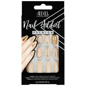 ARDELL Nehty Nail Addict - Nude Jeweled obraz