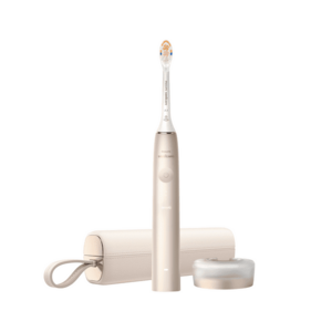 Philips Sonicare 9900 DiamondClean Prestige HX9992/11 Champagne, Sonický elektrický zubní kartáček s aplikací obraz