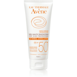 Avène Ochranné minerální mléko pro intolerantní a alergickou pokožku SPF 50+ (Very High Protection Mineral Lotion) 100 ml obraz