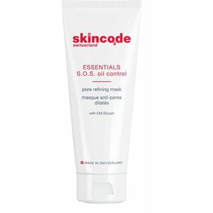 Skincode Jílová pleťová maska Essentials S.O.S. Oil Control (Pore Refining Mask) 75 ml obraz