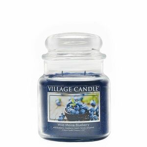 Village Candle Vonná svíčka ve skle Divoká borůvka (Wild Maine Blueberry) 389 g obraz