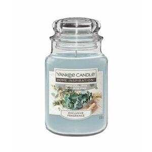 Yankee Candle Vonná svíčka Home Inspiration velká Fresh Eucalyptus 538 g obraz