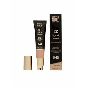 Dripping Gold Lehký hydratační make-up a CC krém SPF 45 Me In (CC Foundation) 32 ml 4.5 Warm Beige obraz