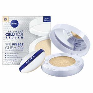 Nivea Pečující tónovací krém v houbičce 3 v 1 Hyaluron Cellular Filler 15 g 03 Dark obraz