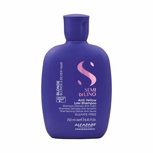 Alfaparf Milano Šampon neutralizující žluté tóny Semi Di Lino Blonde (Anti-Yellow Low Shampoo) 250 ml obraz