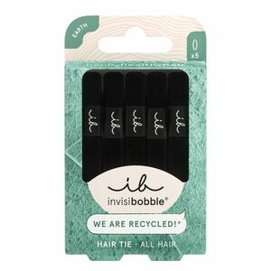 Invisibobble Gumička do vlasů Hair Tie Black 5 ks obraz