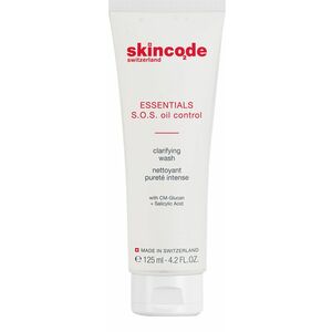 Skincode Jemný čisticí pleťový gel Essentials (S.O.S. Oil Control Clarifying Wash) 125 ml obraz