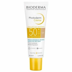 Bioderma Tónovaný krém na opalování SPF 50+ Photoderm Aquafluide 40 ml Light obraz