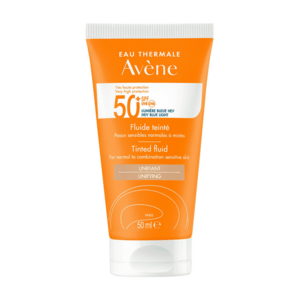 Avène Tónovaný fluid na opalování pro citlivou, normální až smíšenou pleť SPF 50+ Unifying (Tinted Fluid) 50 ml obraz