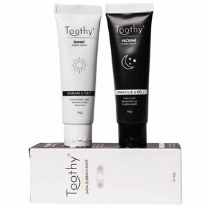 Toothy Sada bělicích zubních past All Day Care 2 x 65 g obraz