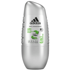 Adidas 6 in 1 Man Cool & Dry - roll-on 50 ml obraz