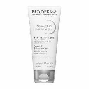 Bioderma Zesvětlující krém proti pigmentovým skvrnám na citlivé oblasti Pigmentbio (Targeted Brightening Care) 75 ml obraz