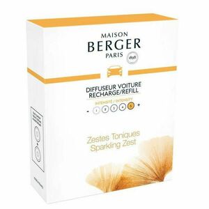 Maison Berger Paris Náhradní náplň do difuzéru do auta Čerstvé tonikum Sparkling Zest (Car Diffuser Recharge/Refill) 2 ks obraz