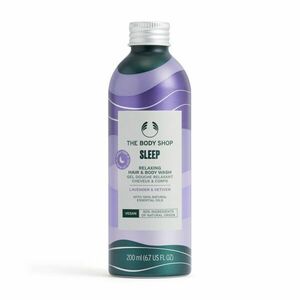 The Body Shop Sprchový gel na tělo a vlasy Sleep Relaxing Lavender & Vetiver (Hair & Body Wash) 200 ml obraz