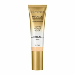 Max Factor Pečující make-up pro přirozený vzhled pleti Miracle Touch Second Skin SPF 20 (Hybrid Foundation) 30 ml obraz