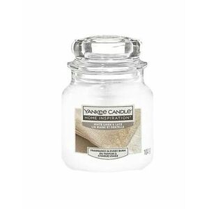 Yankee Candle Vonná svíčka Home Inspiration malá White Linen & Lace 104 g obraz