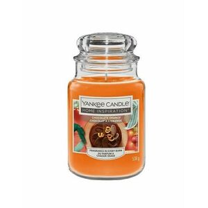 Yankee Candle Vonná svíčka Home Inspiration velká Chocolate Orange 538 g obraz