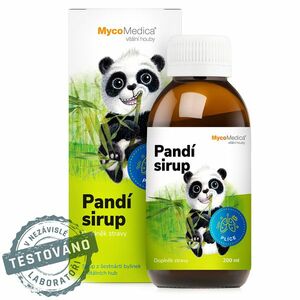 MycoMedica Pandí sirup 200 ml + tetovačky ZDARMA obraz