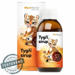 MycoMedica Tygří sirup 200 ml + tetovačky ZDARMA obraz