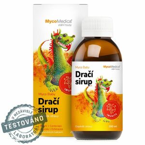 MycoMedica MycoBaby dračí sirup 200 ml + tetovačky ZDARMA obraz