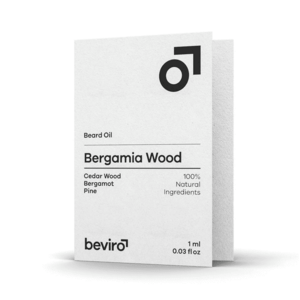 Beviro Bergamia Wood olej na vousy vzorek 1 ml obraz