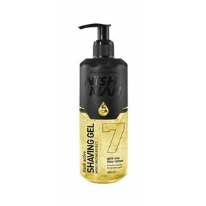 Nishman Shaving Gel 08 žlutý gel na holení 400 ml obraz