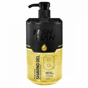 Nishman Shaving Gel 08 žlutý gel na holení 1000 ml obraz