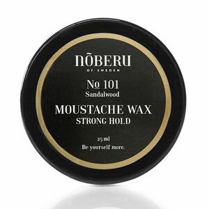 Noberu Sandalwood Strong Hold vosk na knír 25 ml obraz