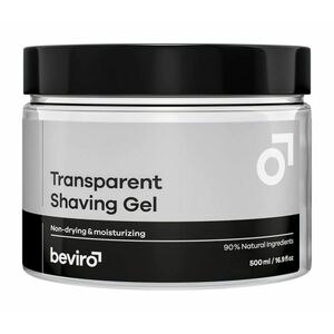 Beviro transparentní gel na holení 500 ml obraz