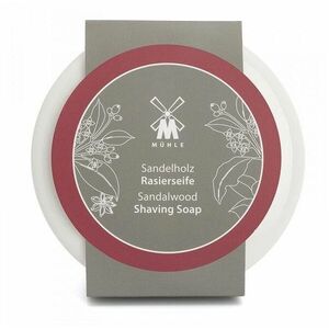 Mühle Sandalwood mýdlo na holení v porcelánové misce 65 g obraz