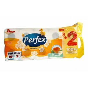 Perfex Peach toaletný papier 8+2 3vrst. obraz