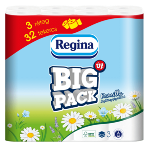 Regina Nicky Big Pack Kamilka toaletný papier 3vrst. 32ks obraz