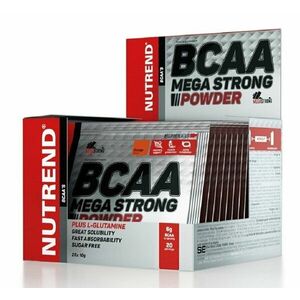 BCAA Mega Strong Powder - Nutrend 20 x 10 g Watermelon obraz