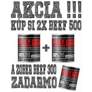 2+1 Zdarma: Beef Amino - FitBoom 500 tbl. + 500 tbl. + 300 tbl. obraz