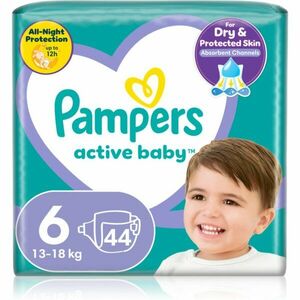 Pampers Active Baby Size 6 jednorázové pleny 13-18 kg 44 ks obraz