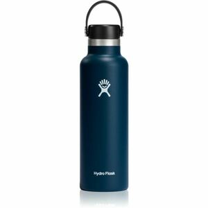 Hydro Flask Standard Mouth Flex Cap termoláhev barva Dark Blue 621 ml obraz