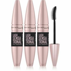 Maybelline Lash Sensational řasenka pro objem Intense Black odstín obraz